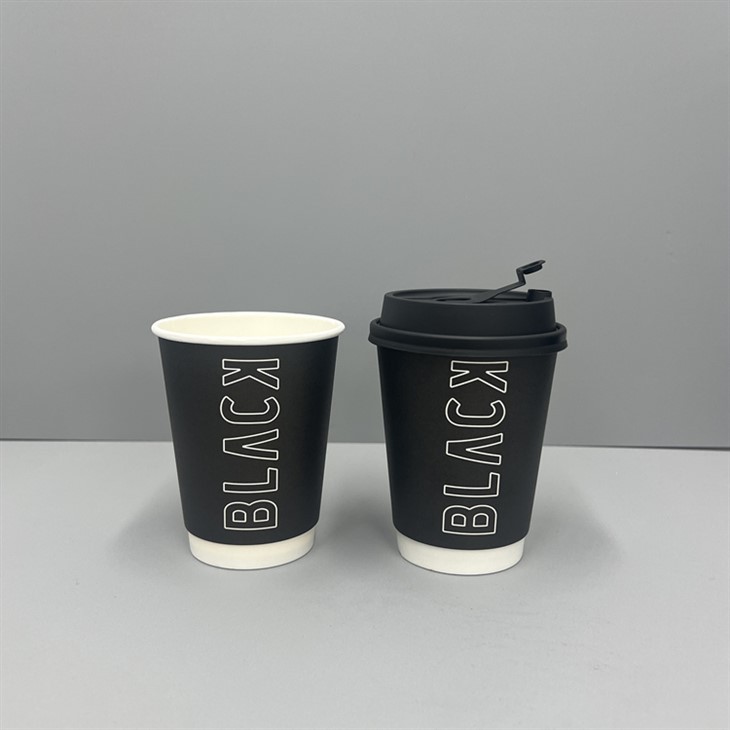 double wall cups with new type PP lids